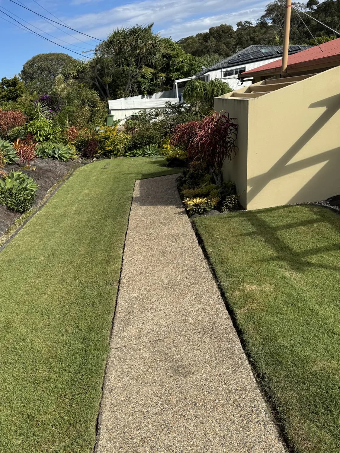 Side path, after