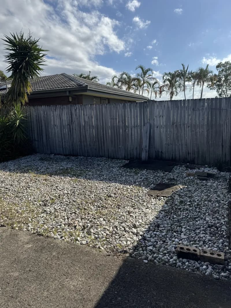 Weeding, after